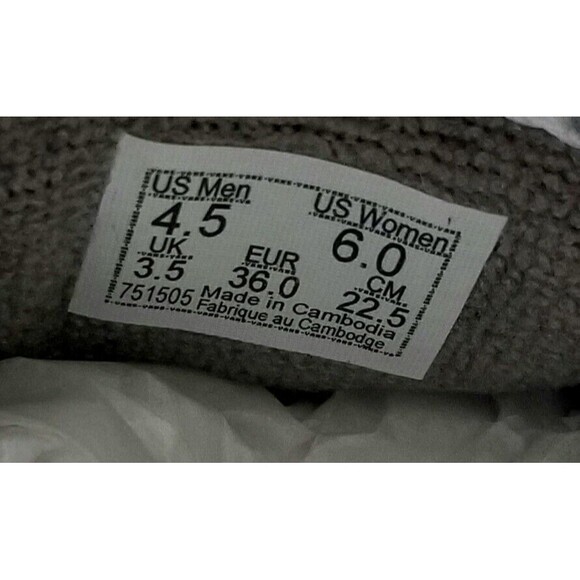 Vans Sk8-Low Paisley Gray Suede Sneakers Womens Size 6 EUC - Picture 10 of 12